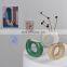 Modern Decorative Handmade Art Porcelain Matte White Half Round Shape Ceramic Pot Irregular Flower Vase Nordic INS Style