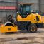 Large steel wheel vibratory roller with cab air conditioning stepless variable speed roller