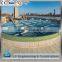 Pre fabricated steel roof structure glass skylight
