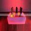 glowing ice bucket champagne ice bucket luminous PE plastic furniture led lighted ice bucket