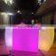 Color Changing LED Bar Chairs Stools Bar Furniture Desk Table Bar Counter Furniture Set Waterproof for Sale