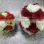 Hot sale artificial flower ball for wedding decoration artificial flower fake flower home decoration flower