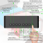 Portable Mini Alarm Clock Wireless Bluetooth Speaker Portable Mirror Vehicular Audio System Blue Tooth Small Plastic Battery