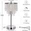 Lampada de Mesa de Cristal com Carga USB e Controle de Dimming por Toque