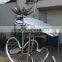 stainless steel garden lotus sculpture