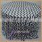 SQN#42 New arrival silver and white chevron sequin table linens table clothes wedding
