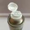Olive oil plastic bottle and tin can flip top cap/cover