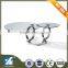 Stylish design stainless steel glass coffee table