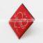 customize epoxy triangle lapel pin