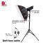 Dison studio lighting set,remote control flashing lights with softbox