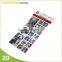 Printed Lenticular Remove Sticker Adhesive Plastic