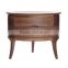 Hotel style solid wood bedroom furniture Wooden bed wooden modern nightstand
