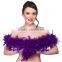 2 Yards 45g Fluffy Turkey Ruff Feather Boa For Wedding And Home Decoration