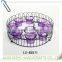 LC-77457 Wholesale home decor metal glass hanging tealight holder