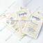 Custom Private Printing Garment Label