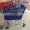 Aluminum material portable folding shopping cart trolley, daily shopping cart