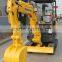 rubber track excavator/mini excavator crawler excavator/chinese cheapest mini excavator with 3 cylinder engine 0.1m3 bucket