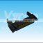 Dongguan factory price 2.54mm pitch two rows right angle black color Ejector header