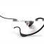 braided fabric cord transparent earphone jack plug