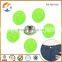 Fancy Visibility Shiny Green Custom Designer Metal Button