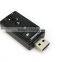 7.1 Channel Microphone (Mic) In and 3.5mm Speaker Out USB Sound Card