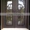 2013 Top-selling classical wrought iron glass door panels                        
                                                Quality Choice