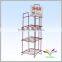 Red/OEM color 2 tiers china suppliers banner storage rack