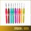 Wholesale knitting needle crochet hook aluminum and plastic crochet hook set for crochet knitting