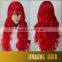 Top Quality 80cm Soft Hair Sexy Fashion Long Wave Lady's Synthetic Hair Wig Full Lace Cosplay Wig Gift