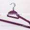 Non-Slip Hanger Flocked Hanger Velvet Clothes Hanger Suit Hanger Slim-Line Racks ABS plastic flocked hanger