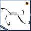 high quality red color helmet chin strap with white cup