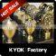 KYOK Home decor curtain rod finial, hot sell single curtian rod ends cap,aluminium curtain rod accessories