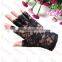 fingerless lace streth Gloves Wedding bridal glove LG-04