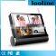 Looline 7" Touch Screen Wireless 4Ch Video Real Time Recorders Outdoor Security Support Miscro-SD Card Outdoor Camera Systems