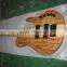 Custom bass guitar Neck-through Birdeye wood body quality maple neck and fingerboard bottom price