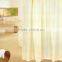 2016 new durable plastic rod linen stripes shower curtain