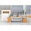 L Shape Wooden Office Desk with Cabinet