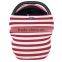 2016 World Class Stripe Design Washable Soft Stretchy Infant Car Seat Blanket