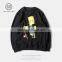 Cotton material blank printed sweatshirt hooded sweatshirt stock lots hoodies sweatshirt