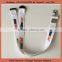 Silk screen printing lanyard safety breakaway lanyard