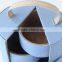 blue cylinder PU leather jewelry storage box with handle