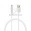 MFi certified TPE jacket metal housing 2 in 1 micro usb and 8pin usb data cable for iphone and andriod
