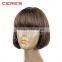 popular bob style synthetic hair xucahng ceres hair top beauty hot sale High quality Tangle free synthetic hair wigs with bangs
