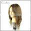 Accept Custom Hairdressing Practice Human Hair Mannequin Head Training Head With Clamp
