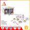 Good quality colorful flowers supermarket sales kids tea cup set