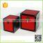 leaf printing small unfinished wooden boxes wholesale with handle