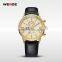 WEIDE Luxurious All Gold Men's Watch WH3302G-2C Wholesale Cheap Watch Factory China Watch  Express