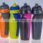 Colorful 750ML Plastic Sport Water Bottle with lid