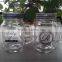 Glass Storage Jars With Handle and Logo Printing