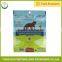 Designer classical pet dog food bag with resealable zipper